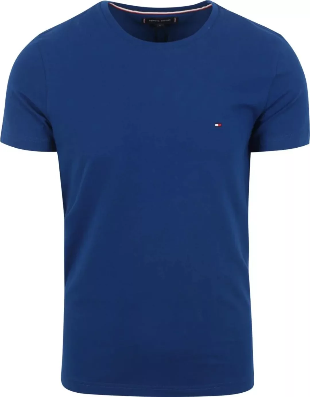Tommy Hilfiger Logo T-shirt Kobaltblau - Größe XL günstig online kaufen