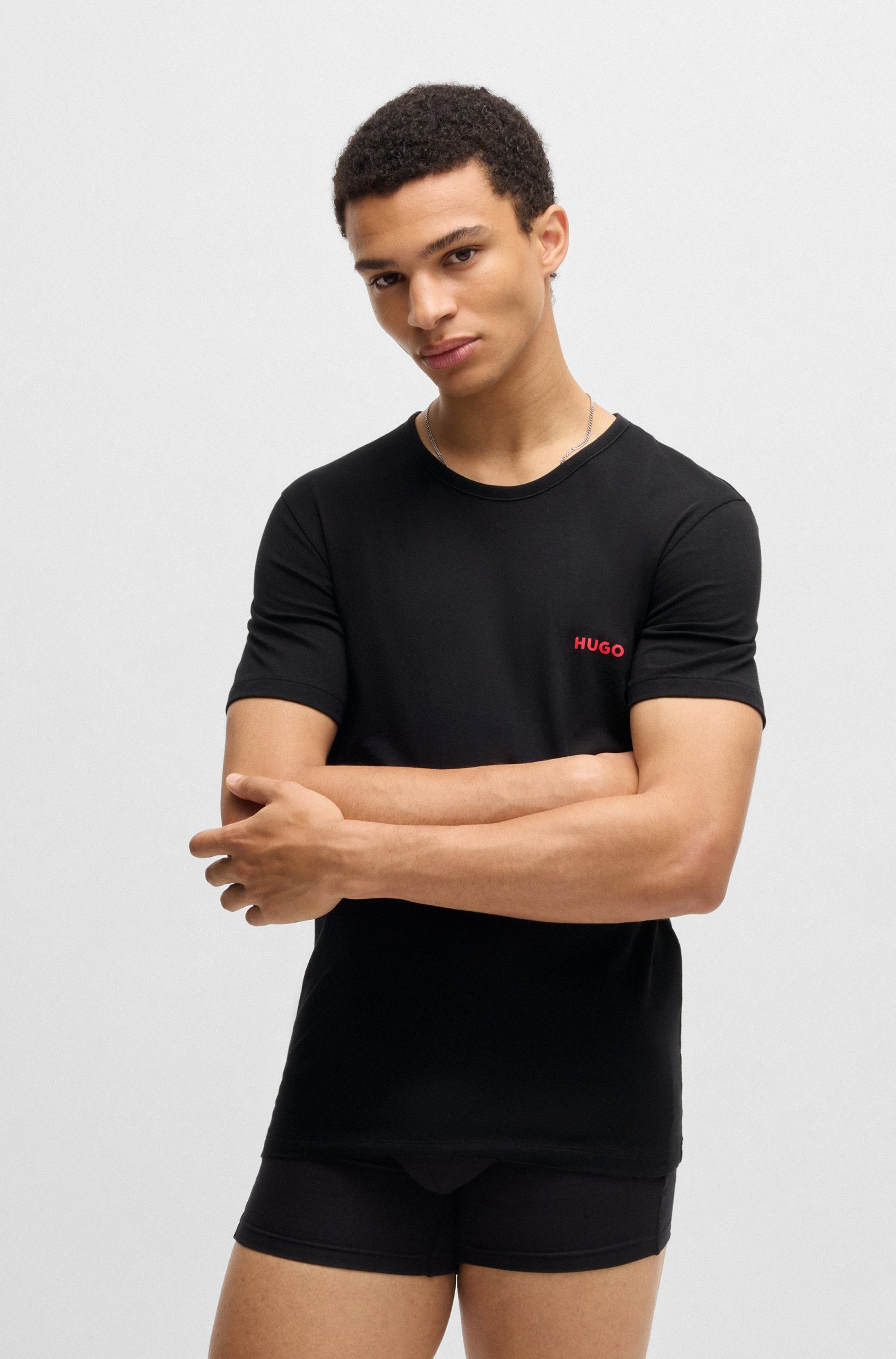 HUGO T-Shirt RN TRIPL (Packung, 3-tlg) günstig online kaufen