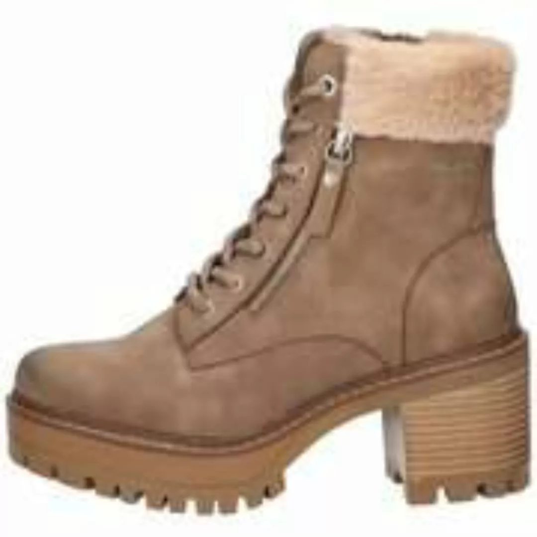 Tom Tailor Schnür Boots Damen braun günstig online kaufen