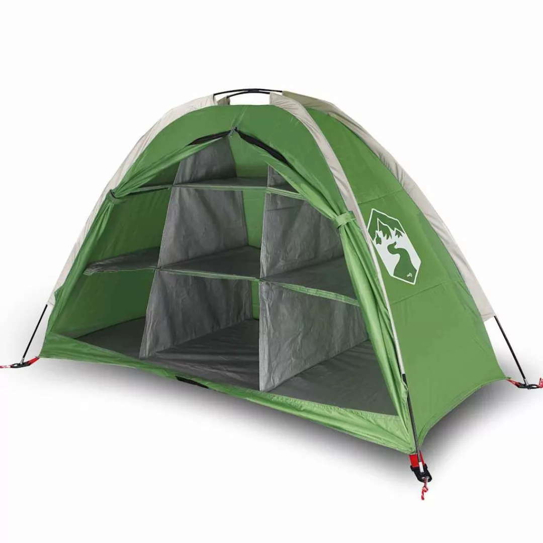vidaXL Kuppelzelt Camping-Organizer-Zelt 9 Fächer Grün günstig online kaufen