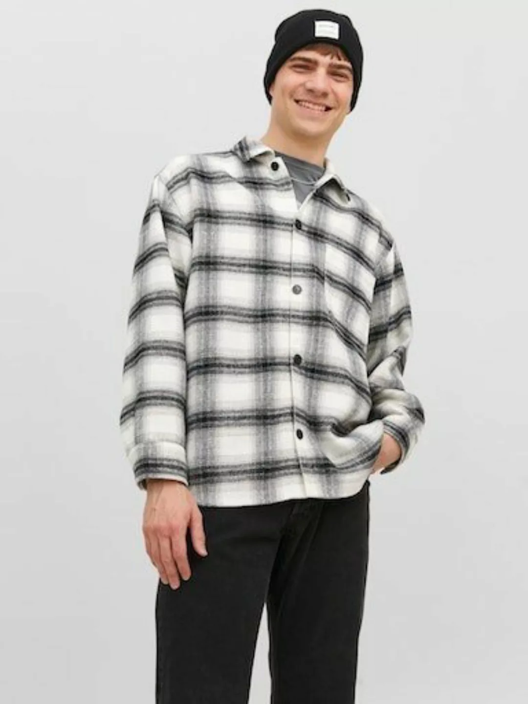 Jack & Jones Langarmhemd JORZAC CHECK OVERSHIRT LS SN günstig online kaufen