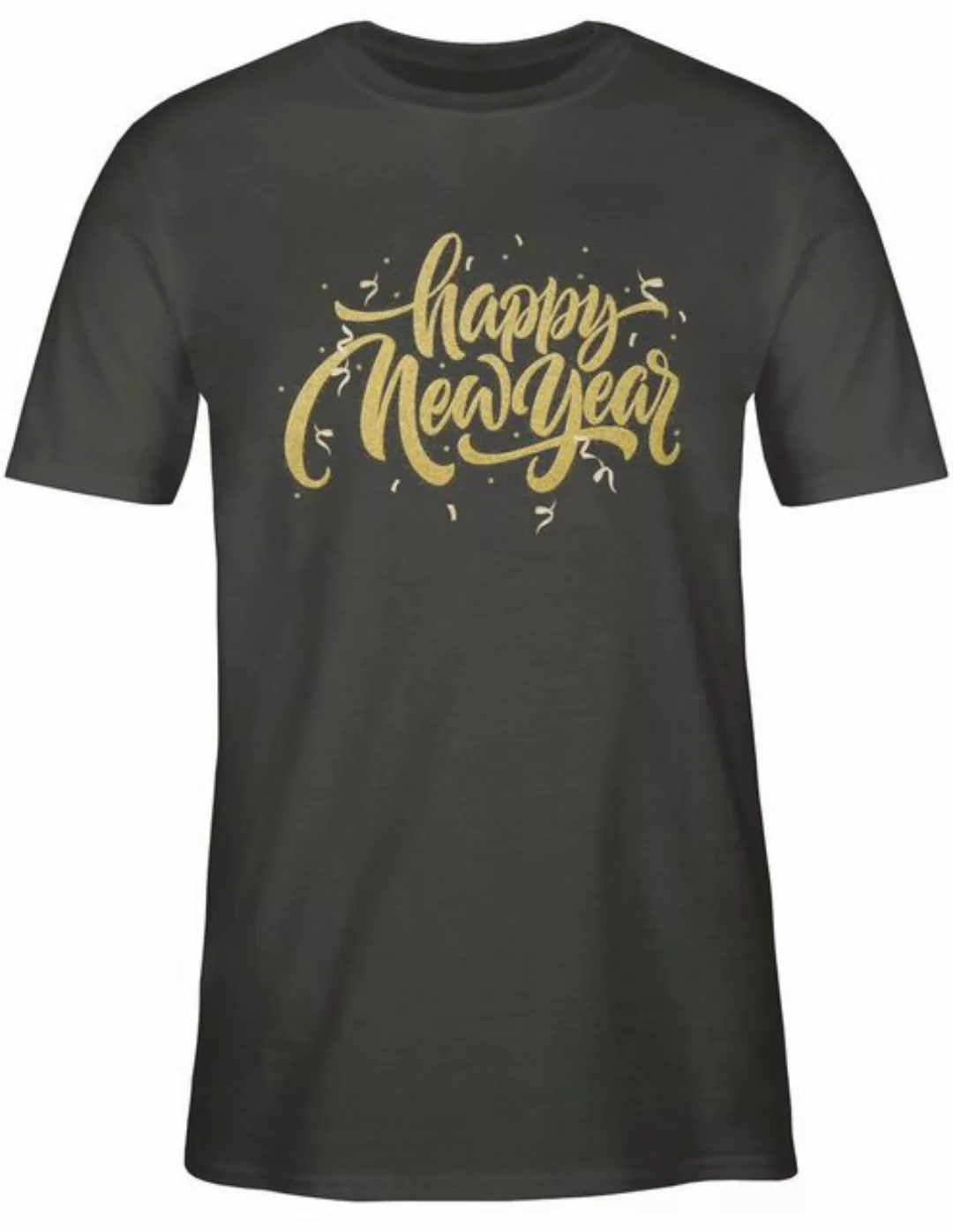 Shirtracer T-Shirt Happy New Year Silvester Erwachsene günstig online kaufen