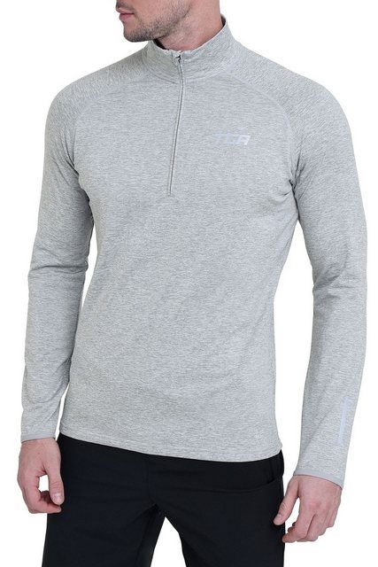 TCA Langarmshirt TCA Winter Run Langarm Laufshirt Herren - Grau, XS (1-tlg) günstig online kaufen