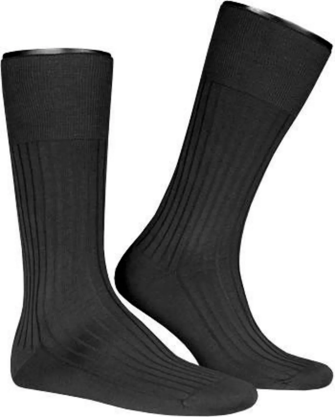 FALKE No. 13 Finest Piuma Cotton Gentlemen Socken, Herren, 47-48, Schwarz, günstig online kaufen