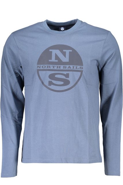 North Sails T-Shirt Nachhaltiges Herren Langarmshirt Blau - günstig online kaufen