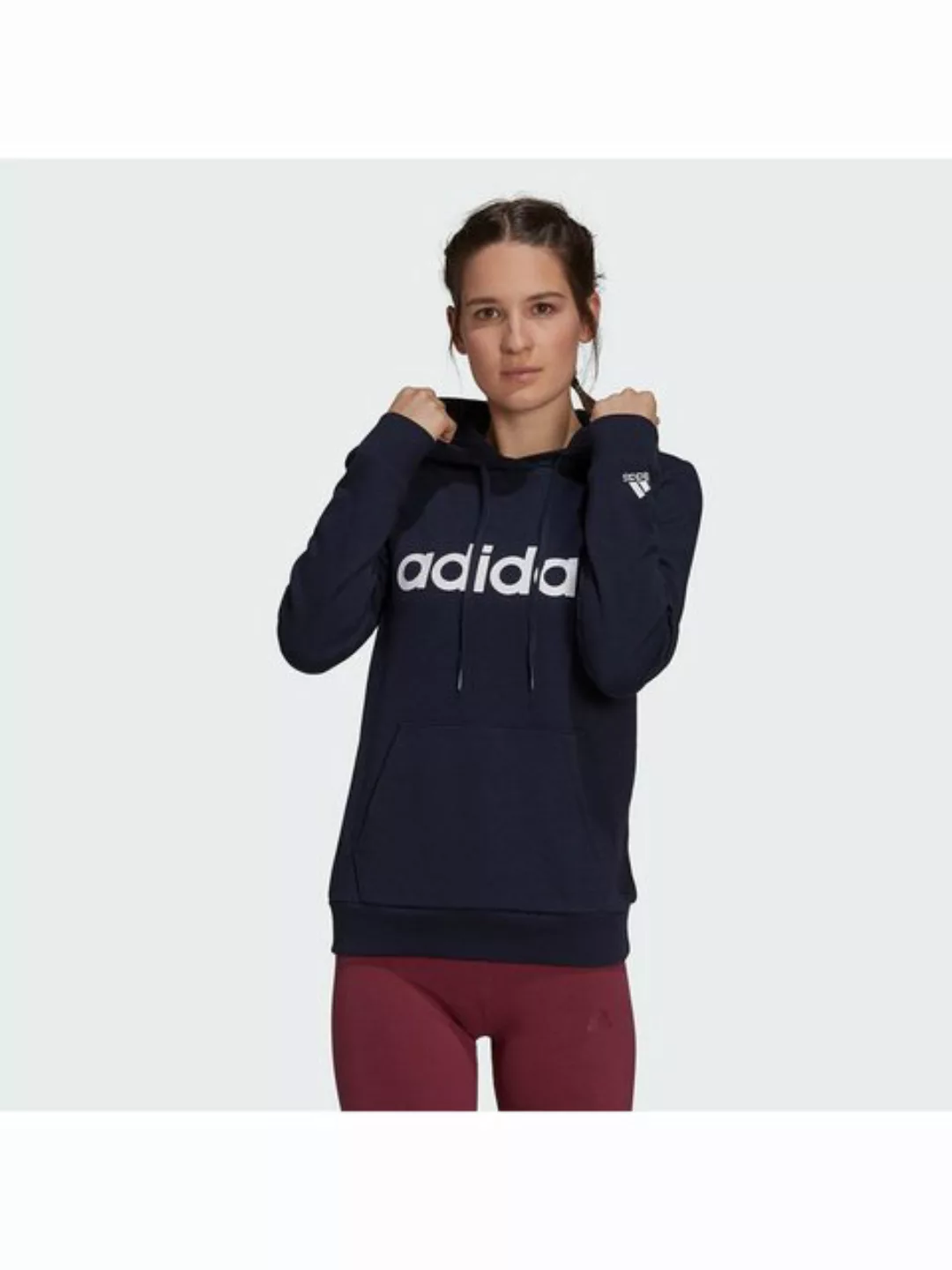 adidas Performance Kapuzensweatshirt "Große Größen", Saum und Ärmel mit Bün günstig online kaufen