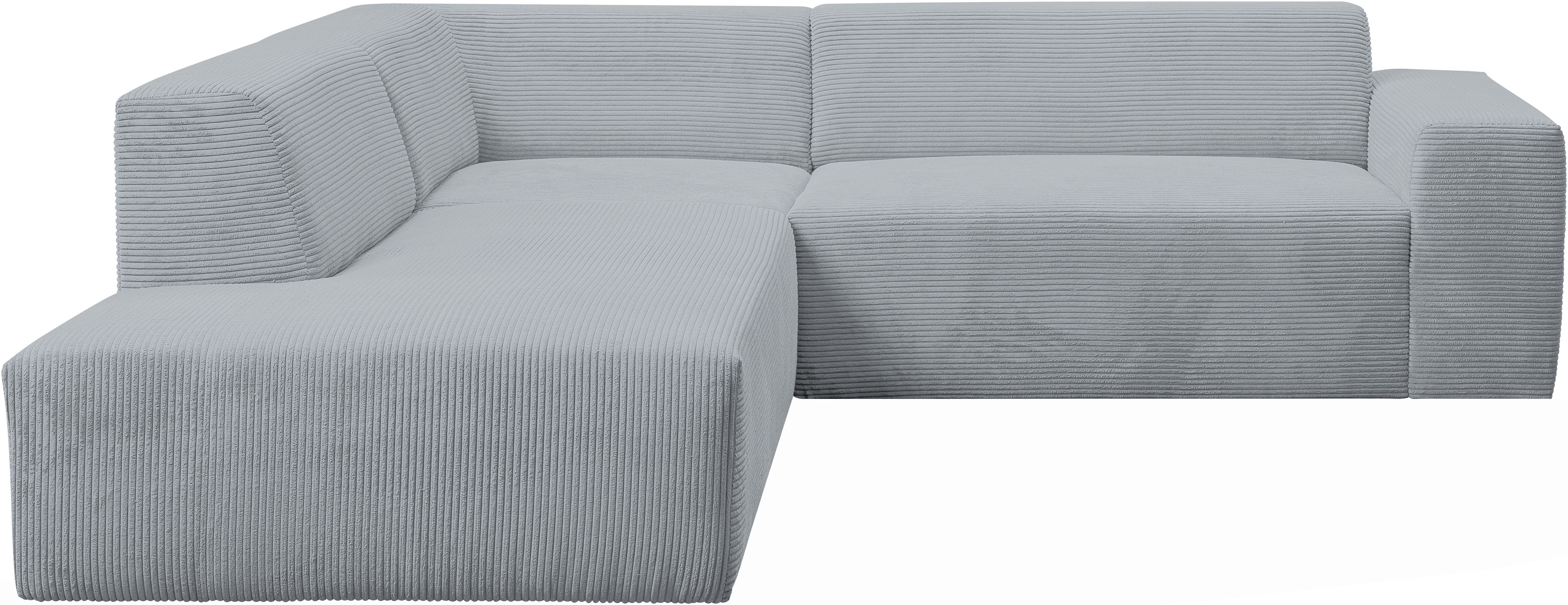 WERK2 Ecksofa "Zeus-M, tolles Sofa mit schönen Details, L-Form", Curvy Tren günstig online kaufen