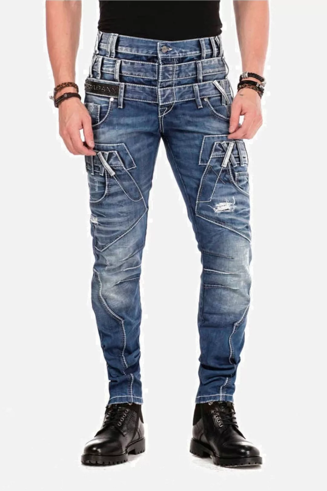 Cipo & Baxx Röhrenjeans "Jeans" günstig online kaufen