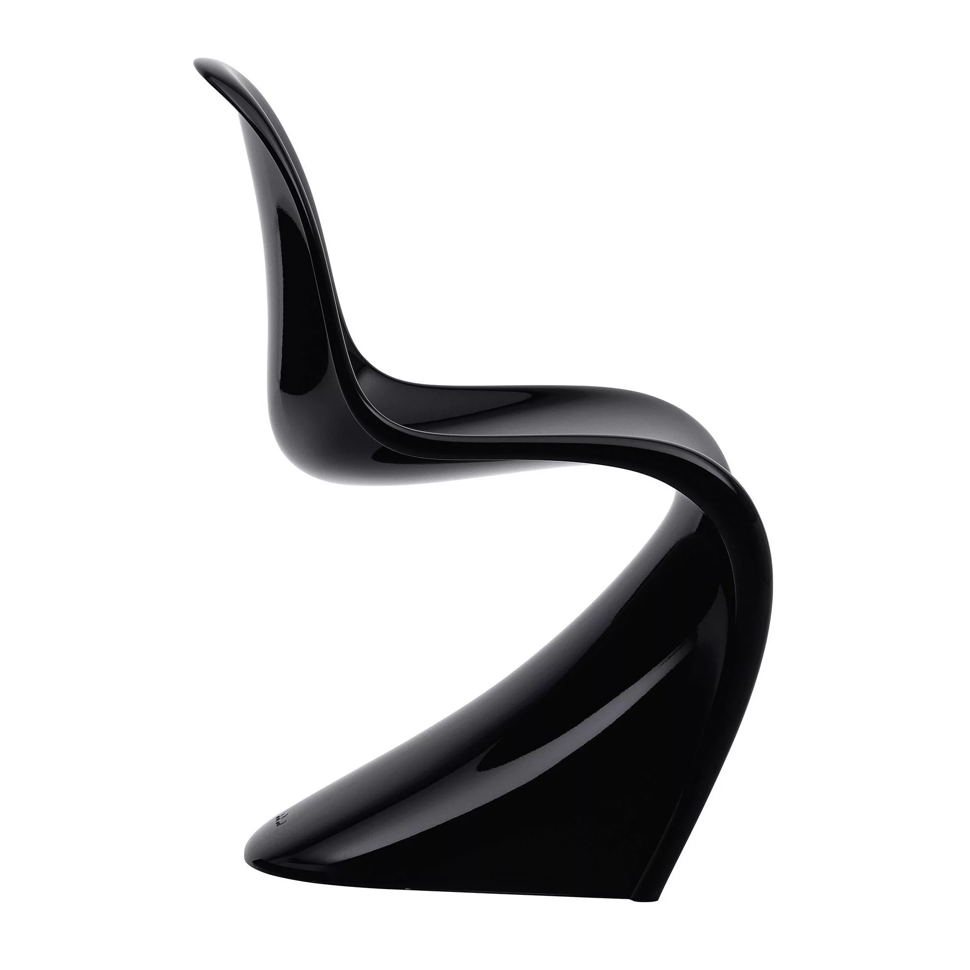 Vitra - Panton Chair Classic - schwarz/glänzend/BxHxT 50x83x60cm günstig online kaufen