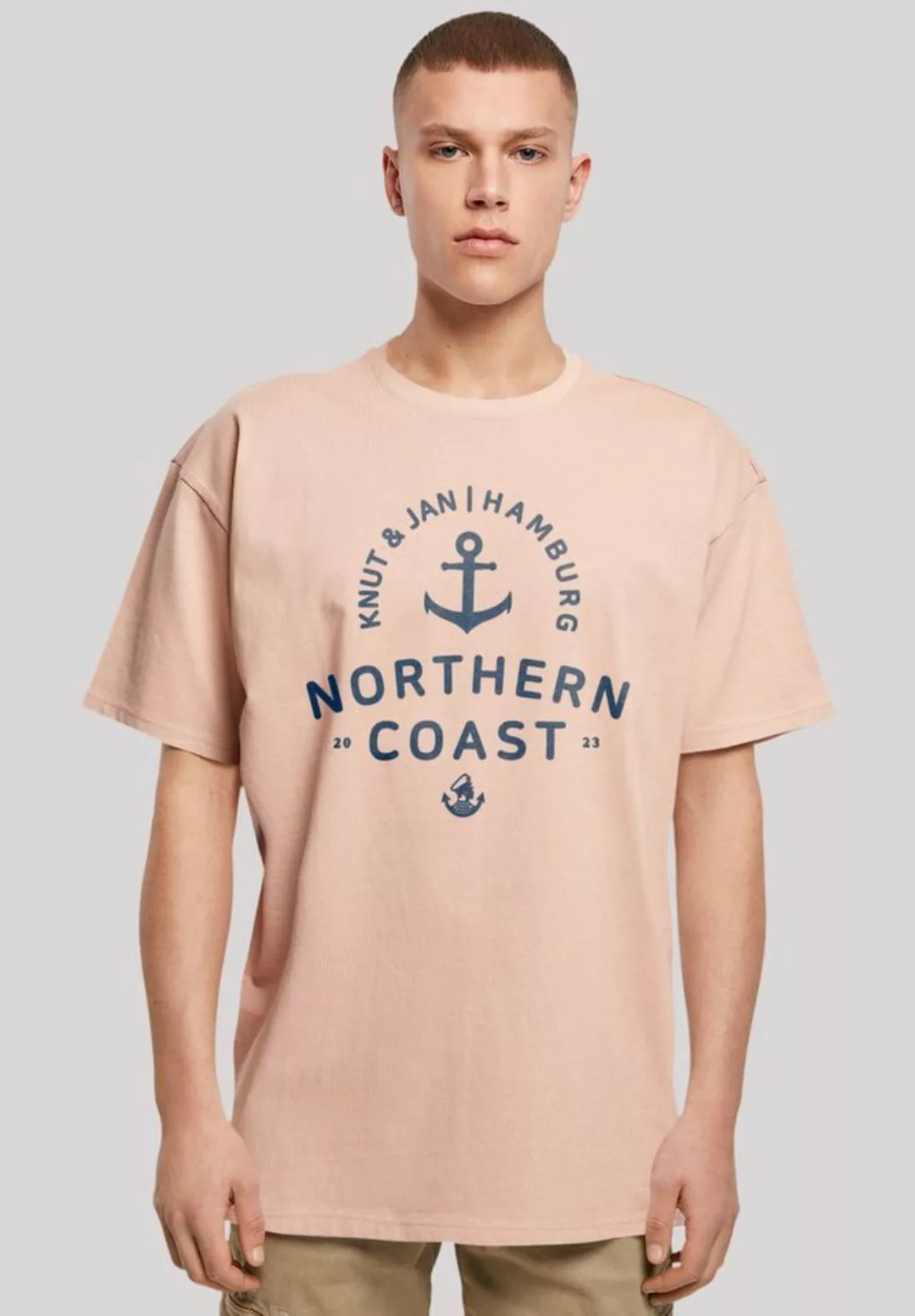 F4NT4STIC T-Shirt "Nordsee Knut & Jan Hamburg", Print günstig online kaufen