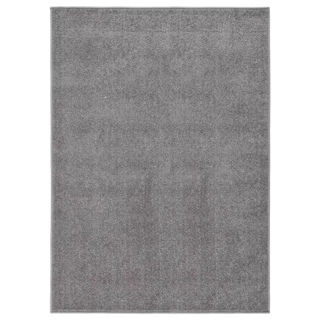 Vidaxl Teppich Kurzflor 120x170 Cm Grau günstig online kaufen