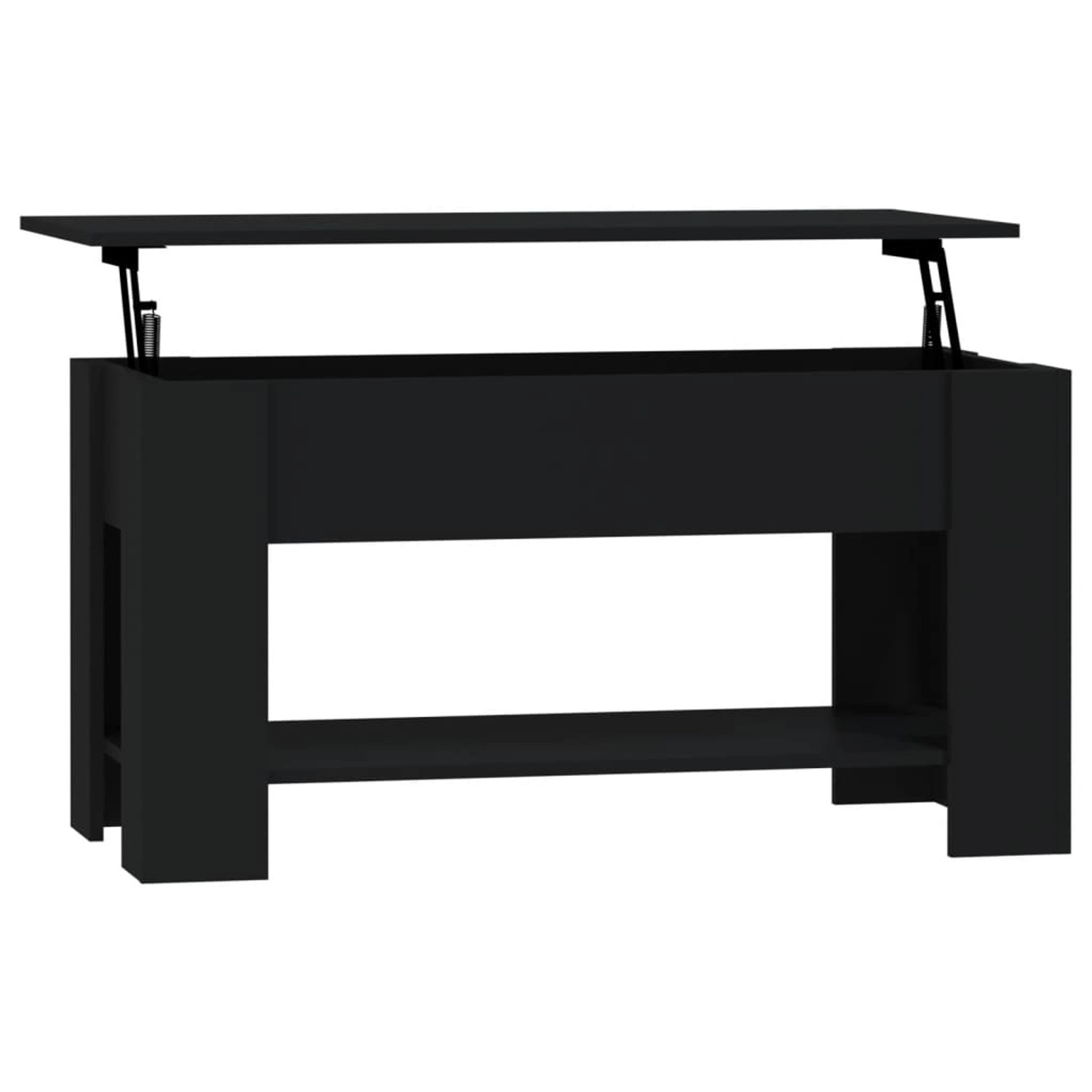 vidaXL Couchtisch Schwarz 101x49x52 cm Holzwerkstoff günstig online kaufen