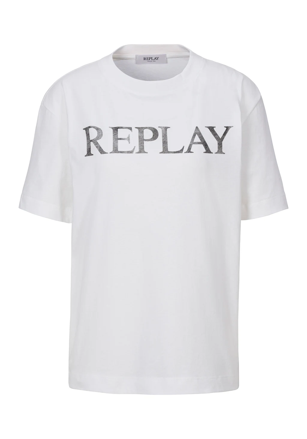 Replay T-Shirt, mit Markenprint vorne günstig online kaufen