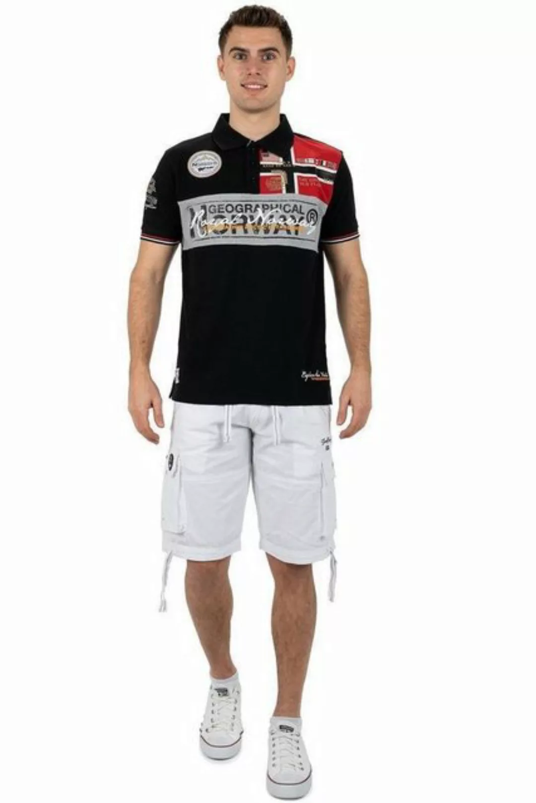 Geographical Norway T-Shirt Kurzarm Poloshirt bakidney Men (1-tlg) mit Aufn günstig online kaufen