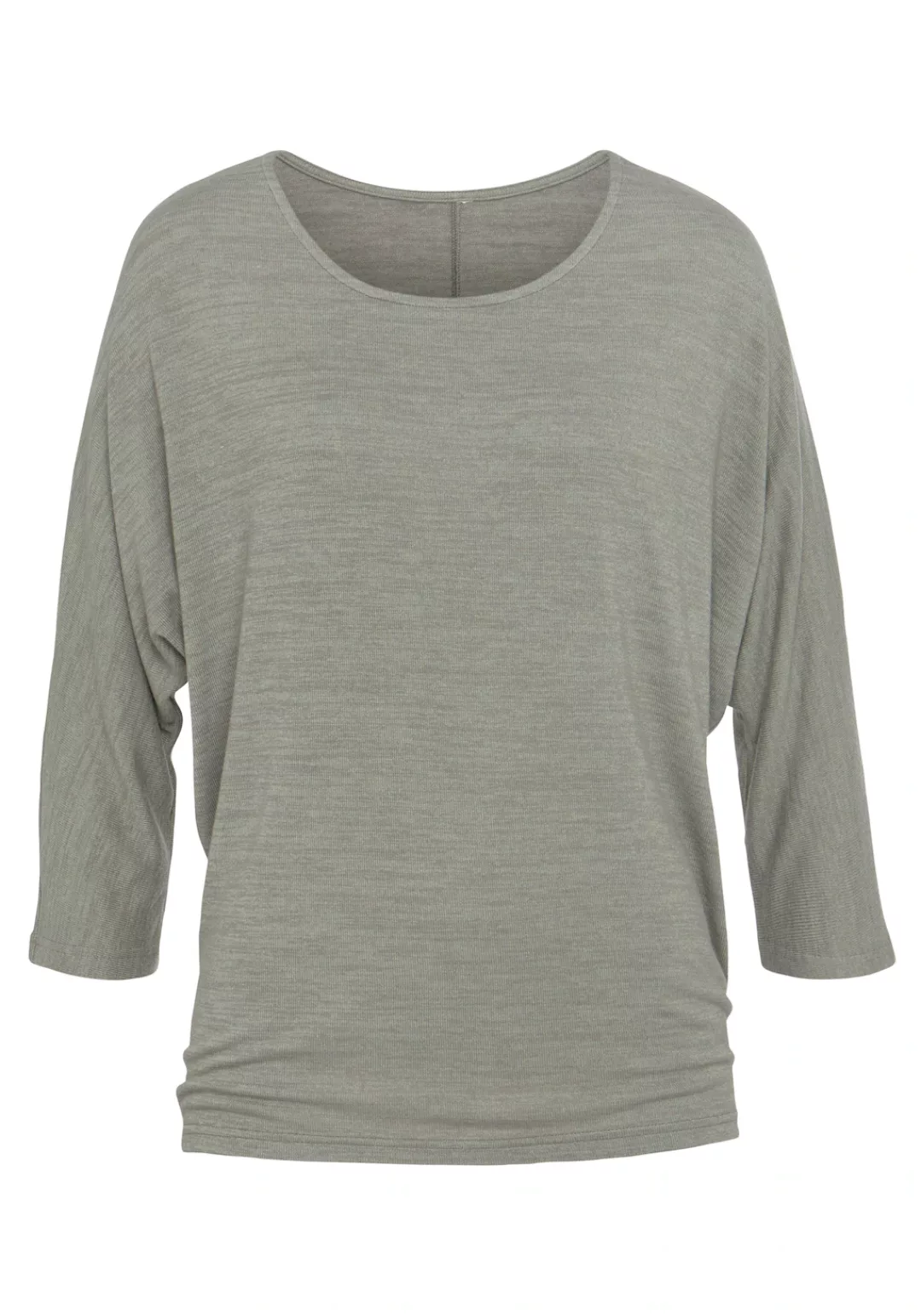 LASCANA 3/4-Arm-Shirt, aus Feinstrick mit lässigen Fledermausärmeln günstig online kaufen