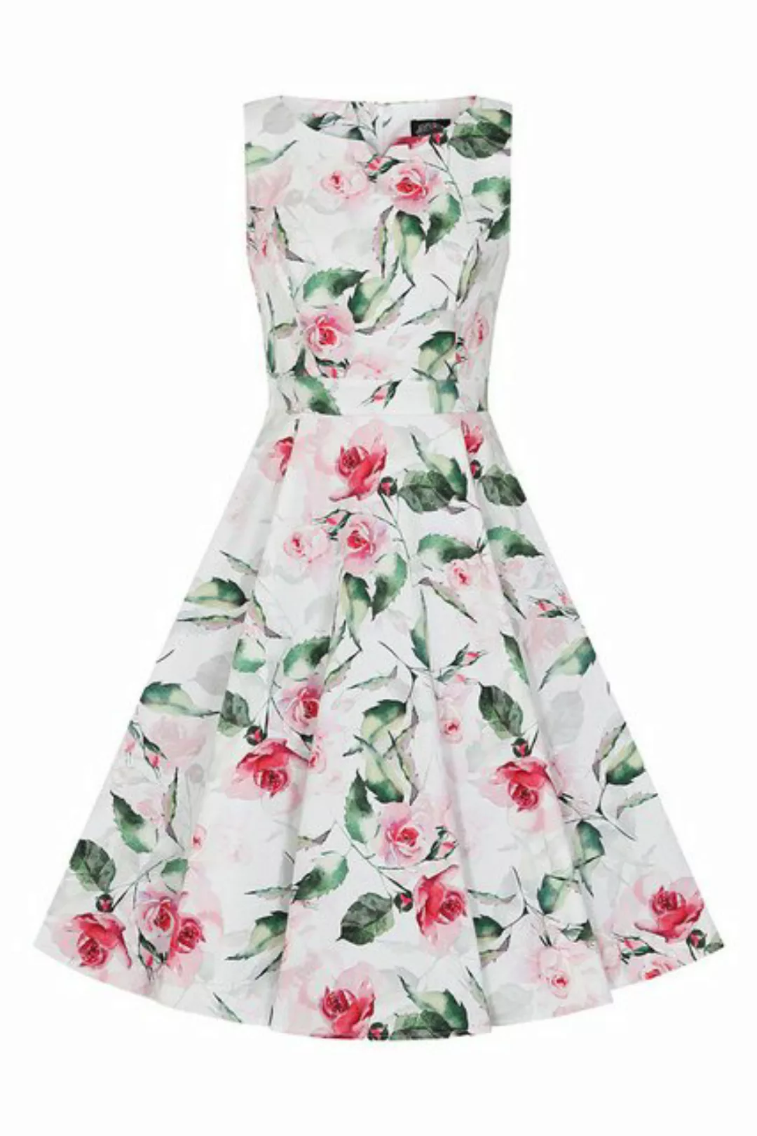Hearts & Roses London A-Linien-Kleid Summer Floral Swing Dress Rockabella V günstig online kaufen