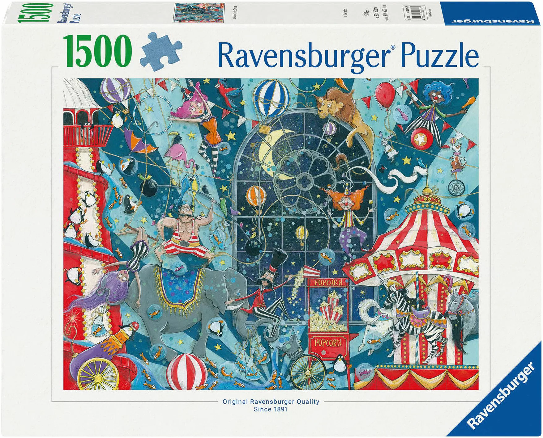 Ravensburger Puzzle Willkommen beim Zirkus, 1500 günstig online kaufen