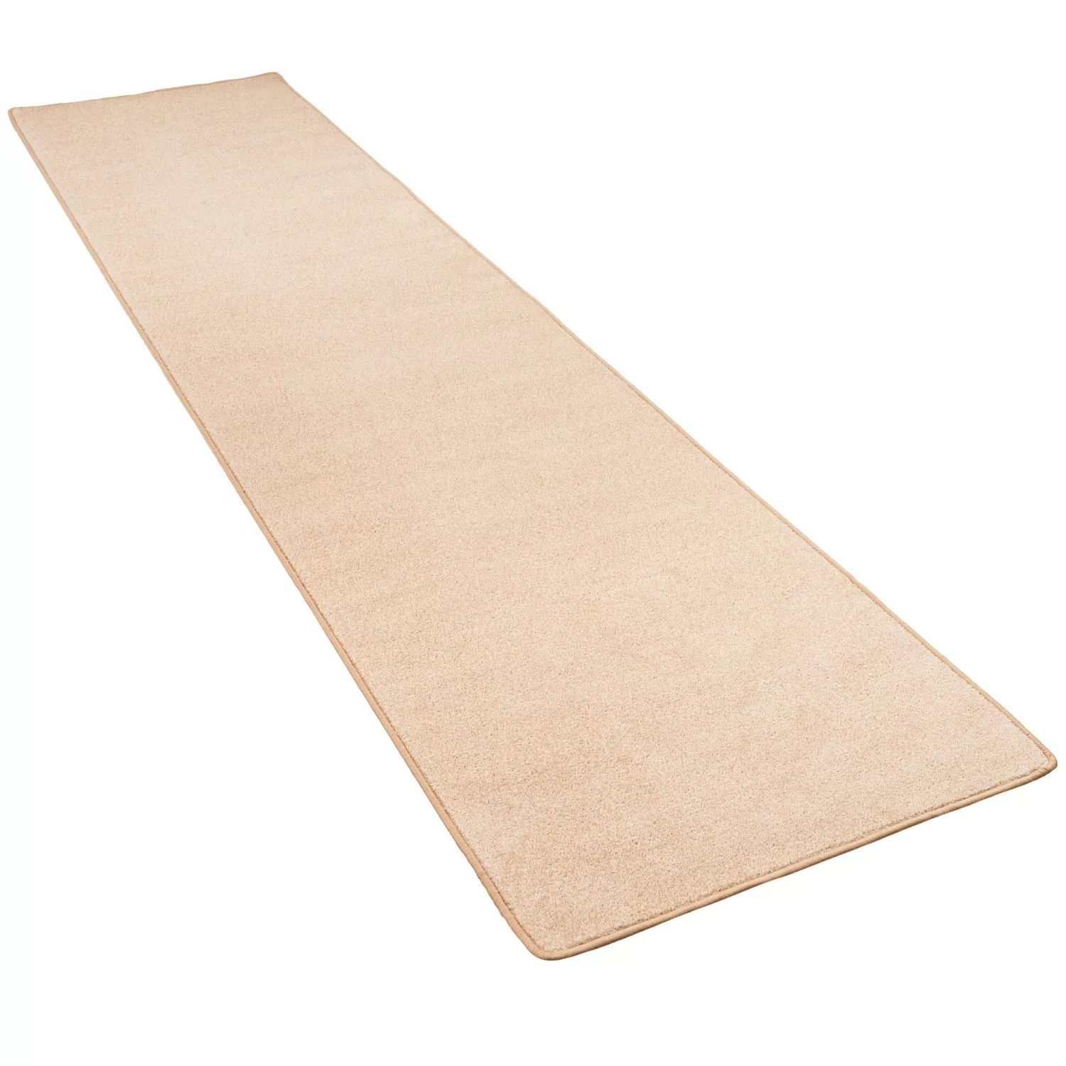 Snapstyle Trend Velours Läufer Teppich Joy Beige 100x200cm günstig online kaufen