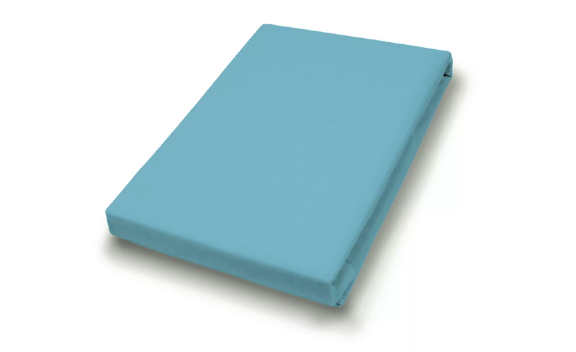 Jersey-Elastan Boxspringlaken ¦ blau ¦ Baumwollmischgewebe ¦ Maße (cm): B: günstig online kaufen