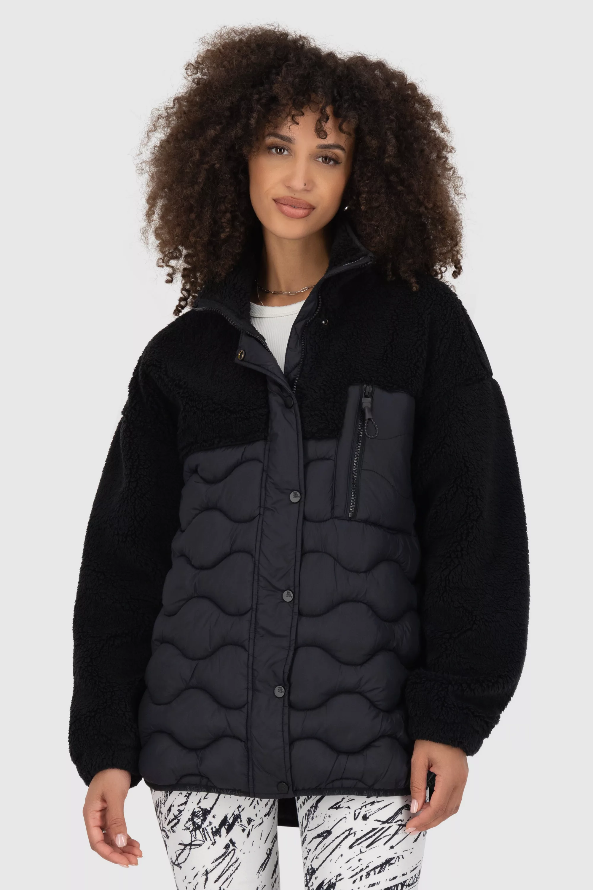 Alife & Kickin Winterjacke "EveAK G Teddy Jacket Damen Winterjacke, Anorak, günstig online kaufen