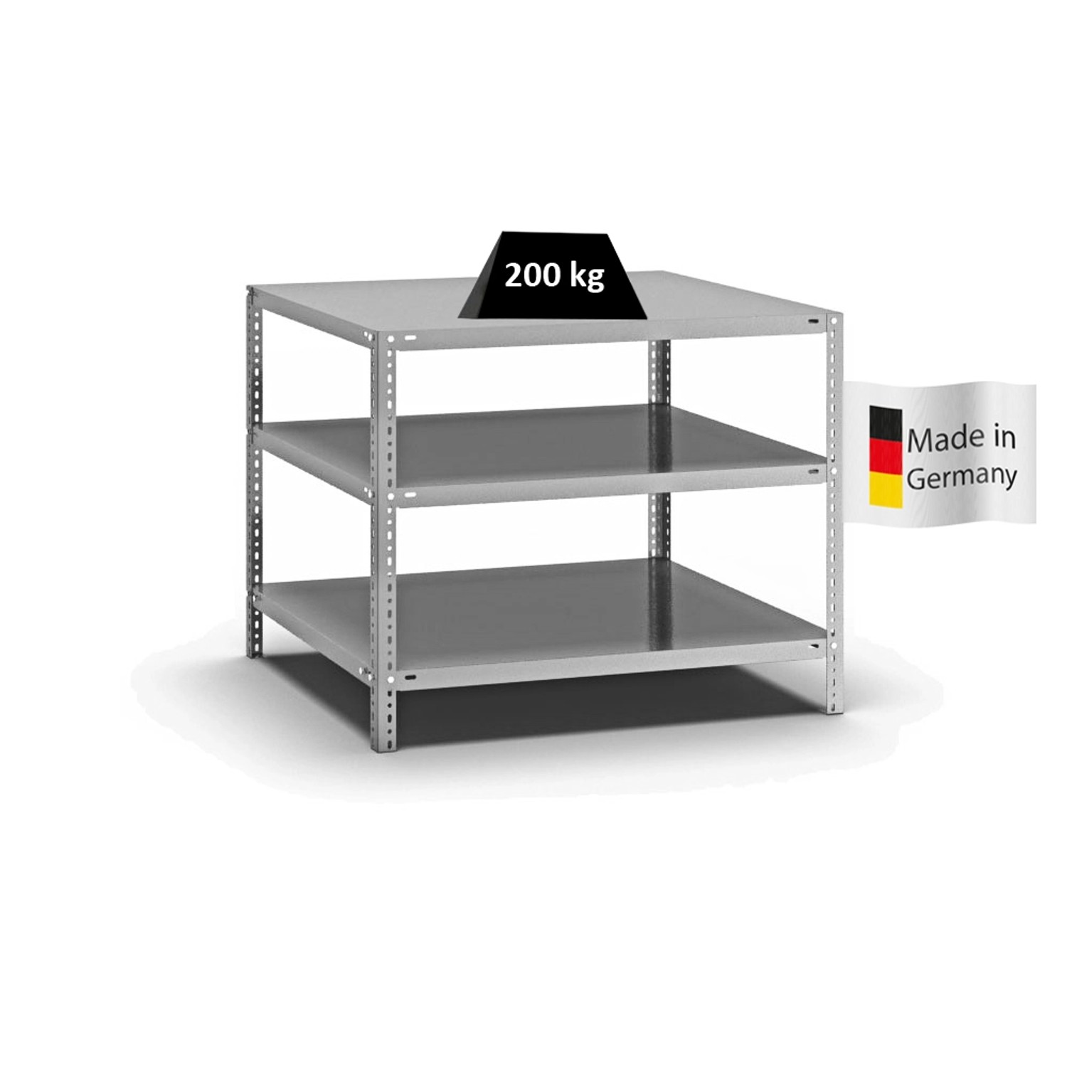 PROREGAL Fachbodenregal Schraubsystem Medium-Duty Grundregal HxBxT 80 x 100 günstig online kaufen