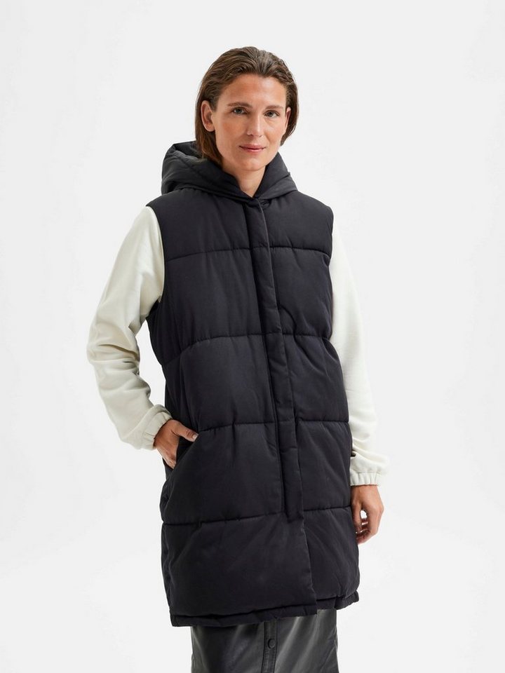 SELECTED FEMME Steppweste Warme Puffer Stepp Weste Wattierte Übergangsjacke günstig online kaufen