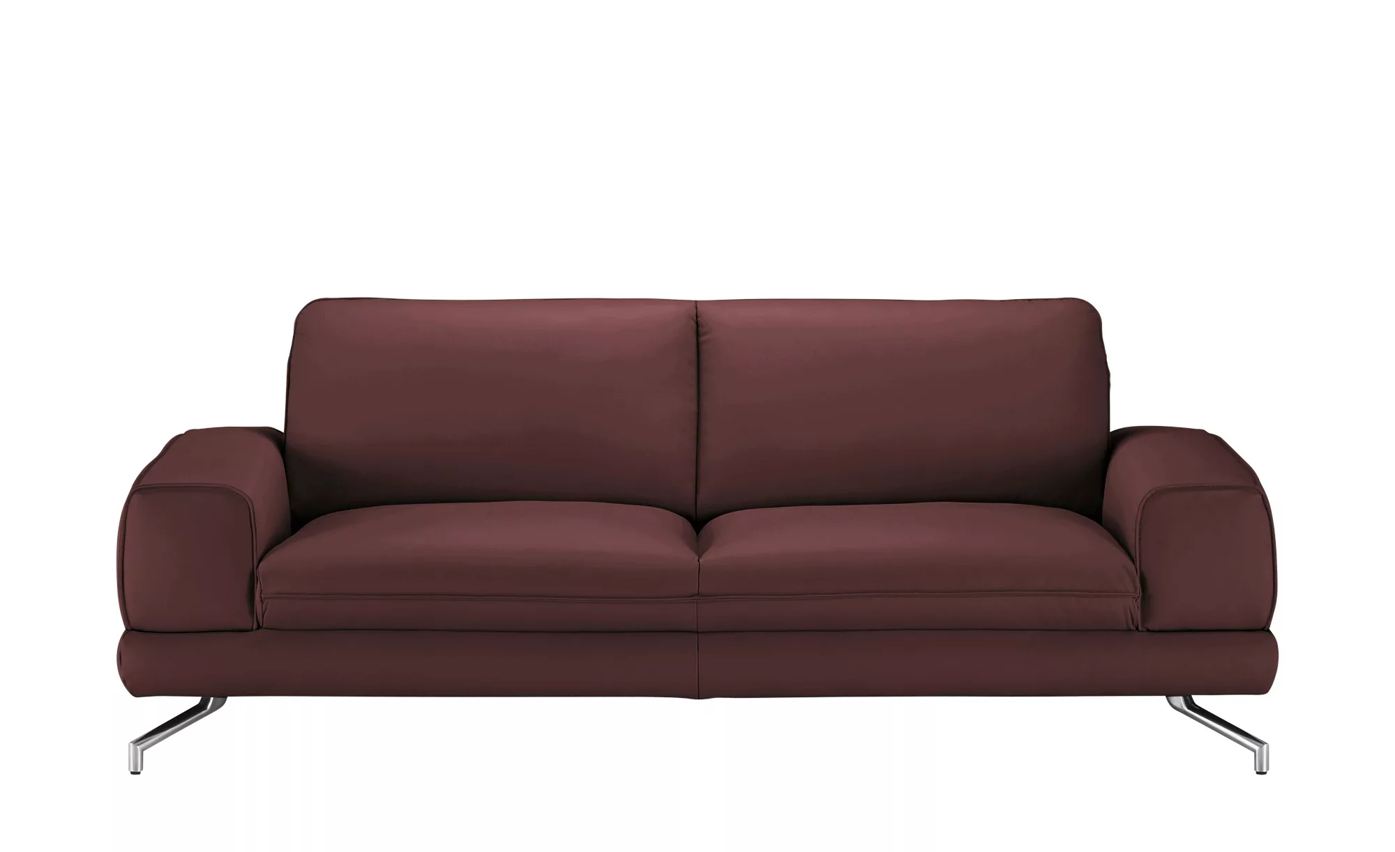 smart Sofa - rot - 218 cm - 83 cm - 95 cm - Polstermöbel > Sofas > 3-Sitzer günstig online kaufen