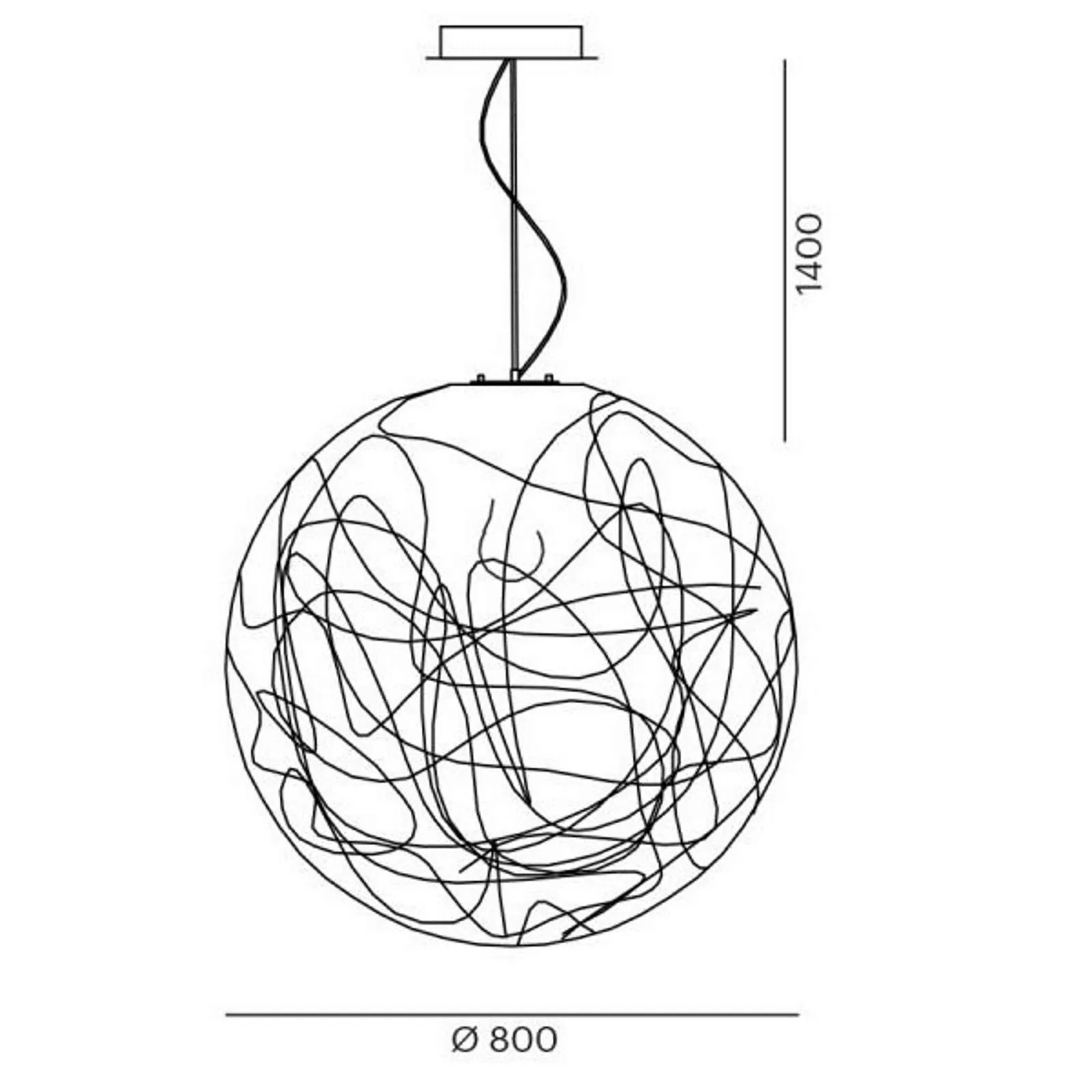 Diovis Pendelleuchte Ø 80 cm günstig online kaufen