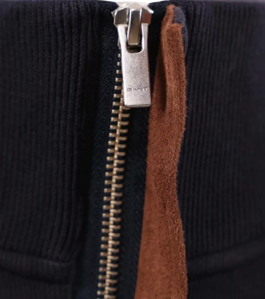 Gant Halfzip Sacker Pullover Navyblau - Größe M günstig online kaufen