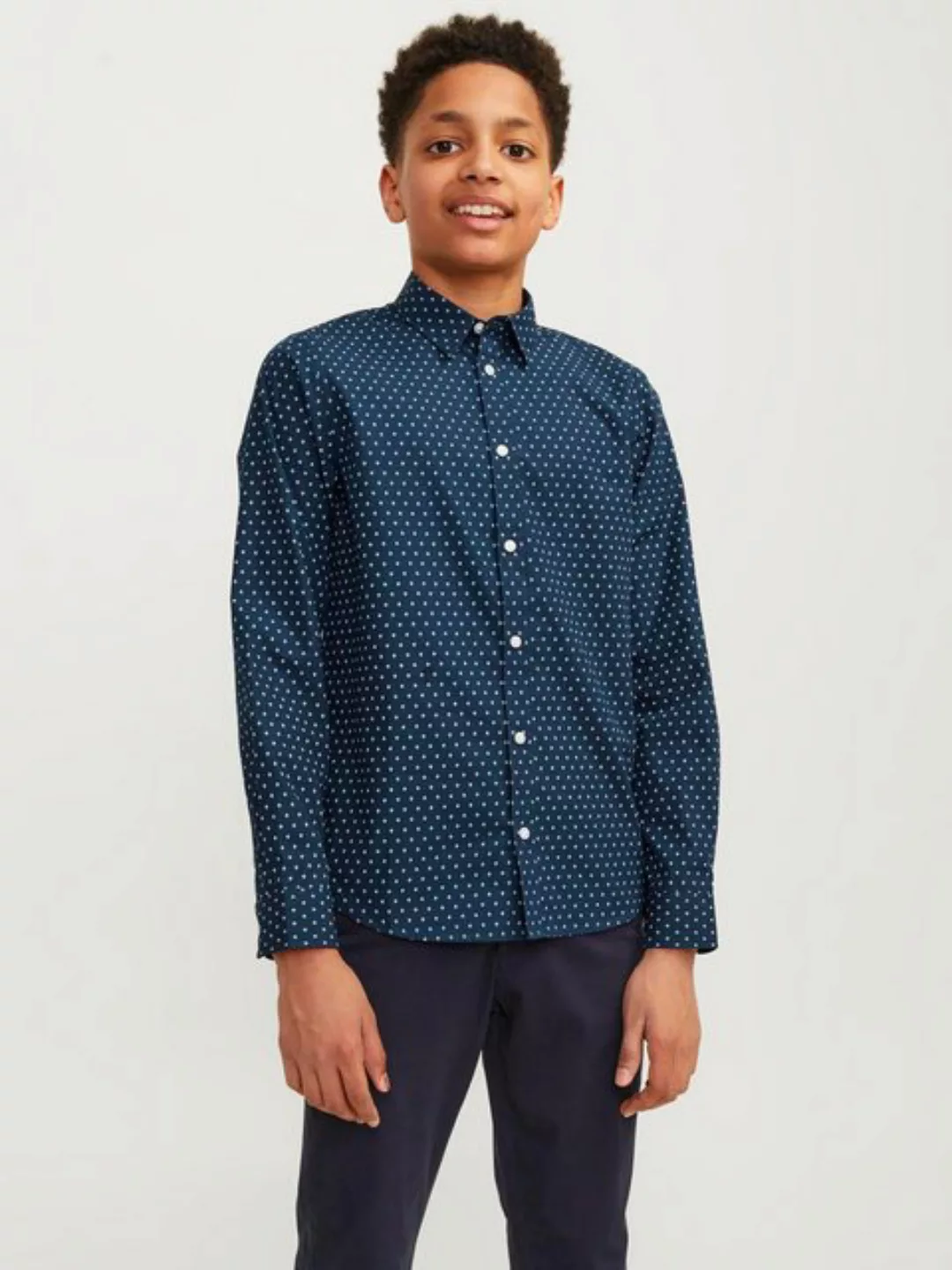 Jack & Jones Junior Langarmhemd JJJOE PRINT SHIRT LS SS24 JNR günstig online kaufen