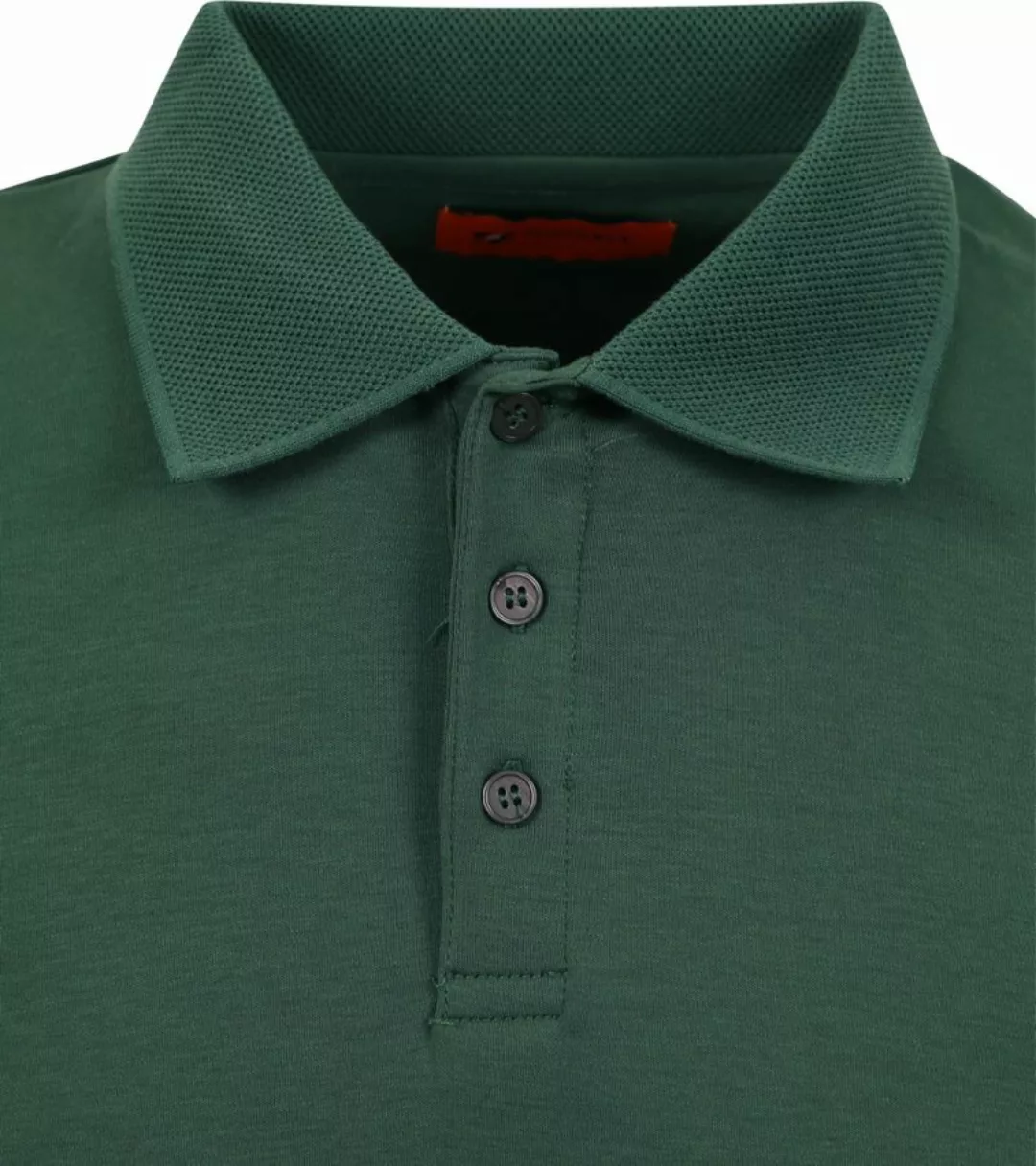 Suitable Liquid Poloshirt Dunkelgrün - Größe M günstig online kaufen