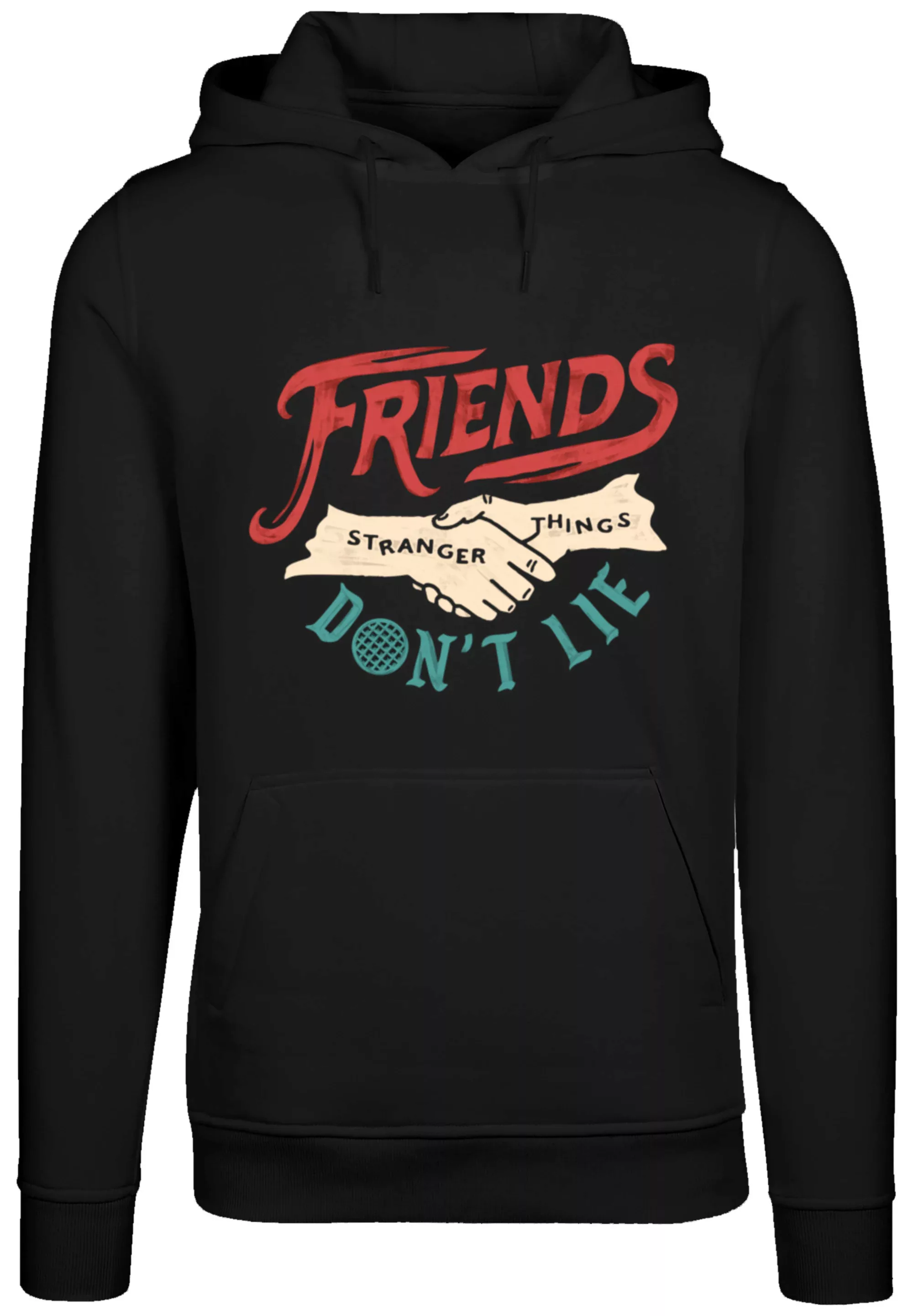 F4NT4STIC Kapuzenpullover "Stranger Things Friends Dont Lie Hands Netflix", günstig online kaufen