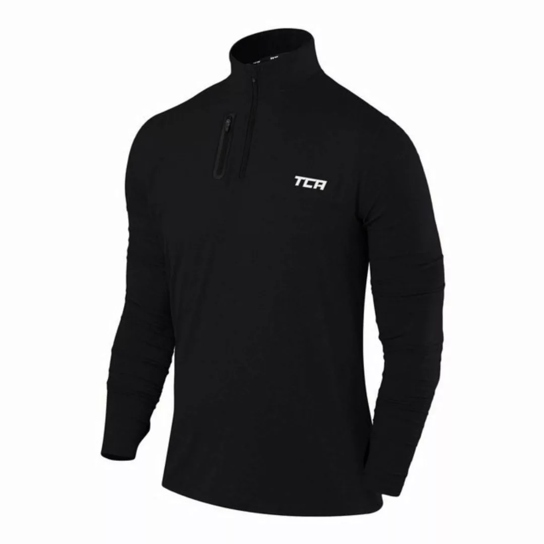 TCA Langarmshirt TCA Herren Fusion Pro Quickdry Langarm Laufshirt - Schwarz günstig online kaufen