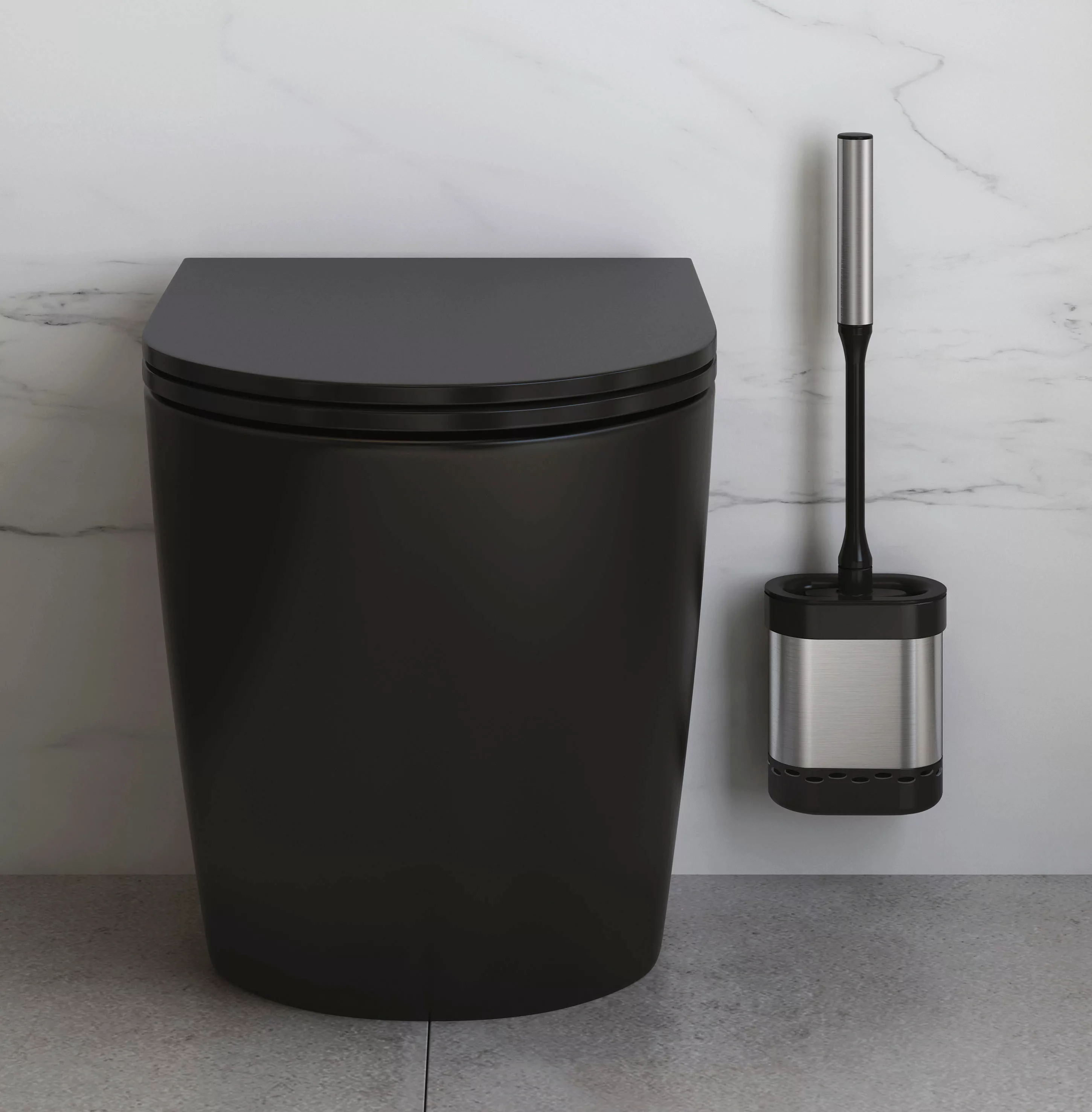 Metaltex WC-Reinigungsbürste "Cleany", aus Edelstahl-Kunststoff-Silikon, WC günstig online kaufen