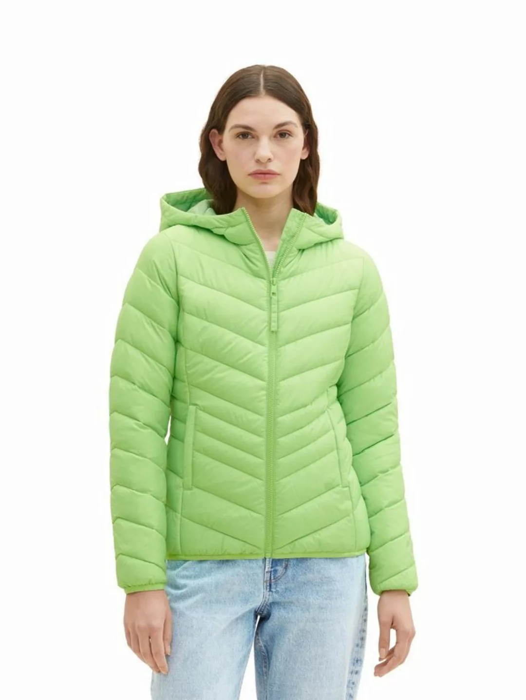 TOM TAILOR Blouson Übergangs Stepp Jacke mit Kapuze Puffer Basic 6299 in Gr günstig online kaufen