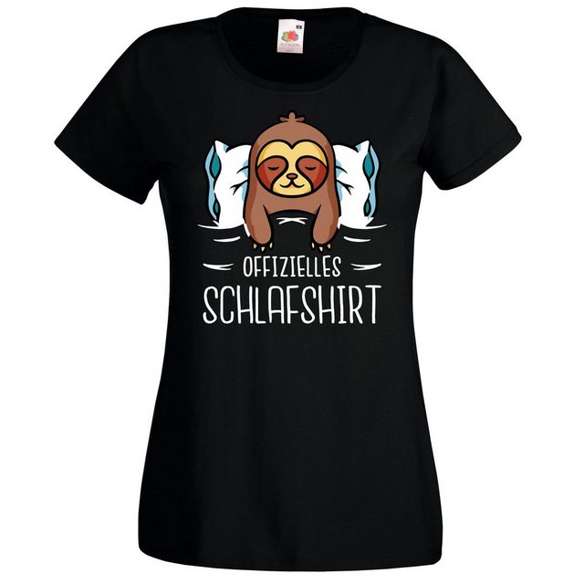 Youth Designz T-Shirt Offizielles Schlafshirt Faultier Damen Shirt mit modi günstig online kaufen