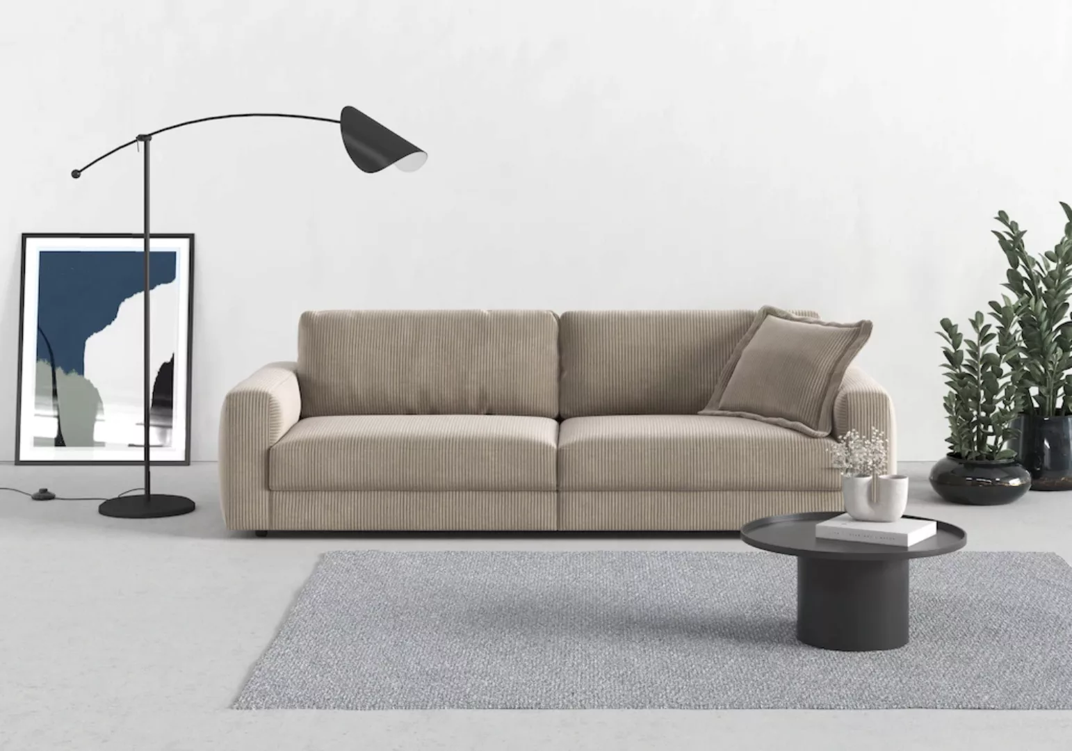 TRENDMANUFAKTUR Big-Sofa "Bourbon", (2 St.) günstig online kaufen