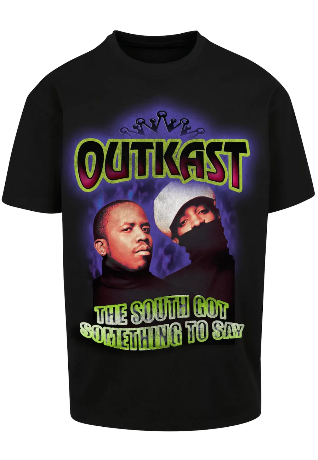 MisterTee Kurzarmshirt "Herren Outkast the South Oversize Tee" günstig online kaufen