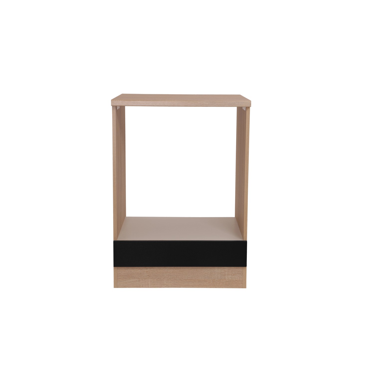 Respekta Herdumbauschrank Merle 60 cm Schwarz günstig online kaufen