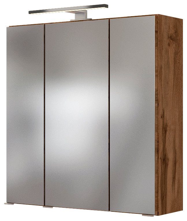 welltime Spiegelschrank "Baabe", Breite 60 cm, mit 3D-Effekt, dank 3 Spiege günstig online kaufen