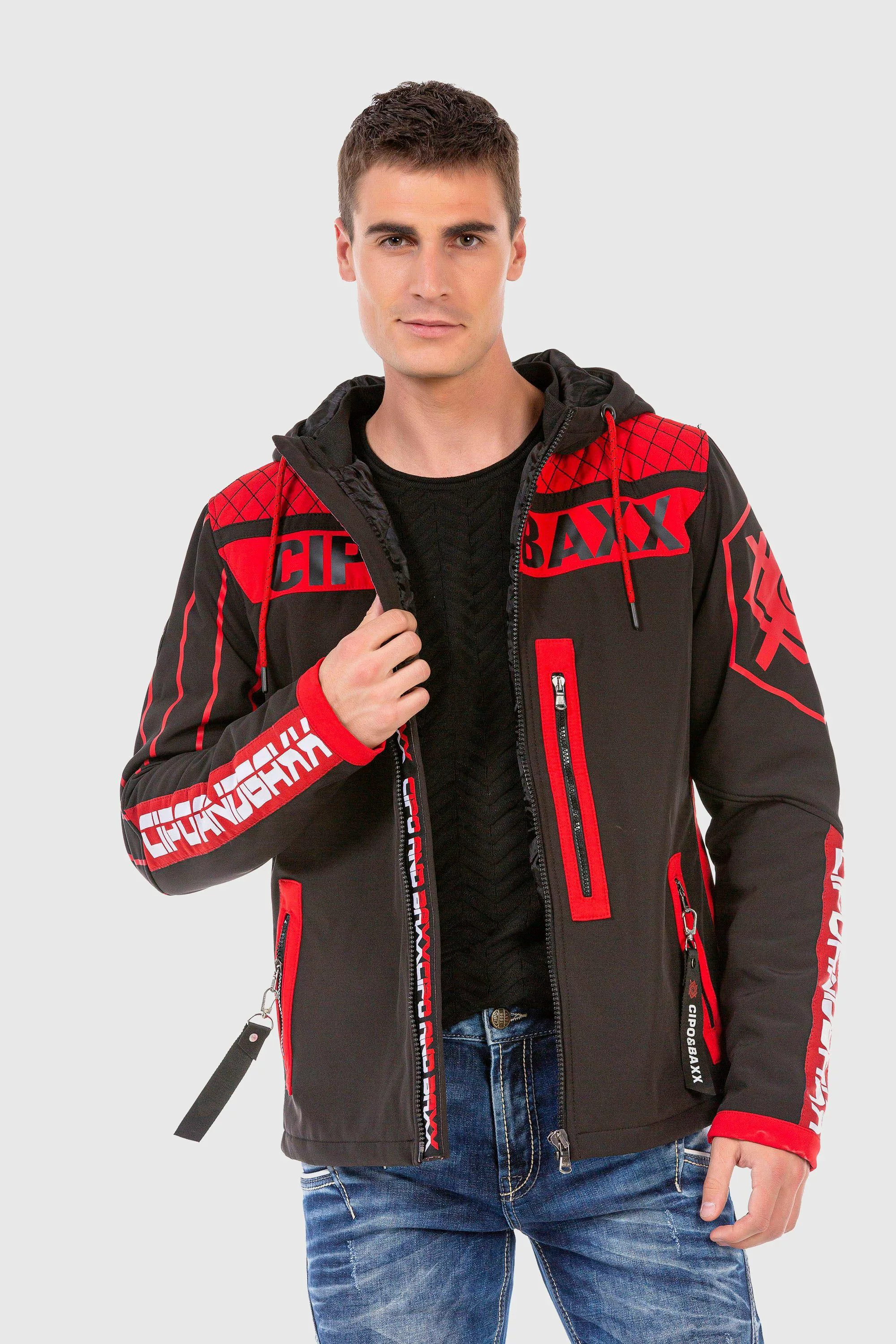 Cipo & Baxx Parka "Jacke", mit Kapuze, im modernen Look günstig online kaufen