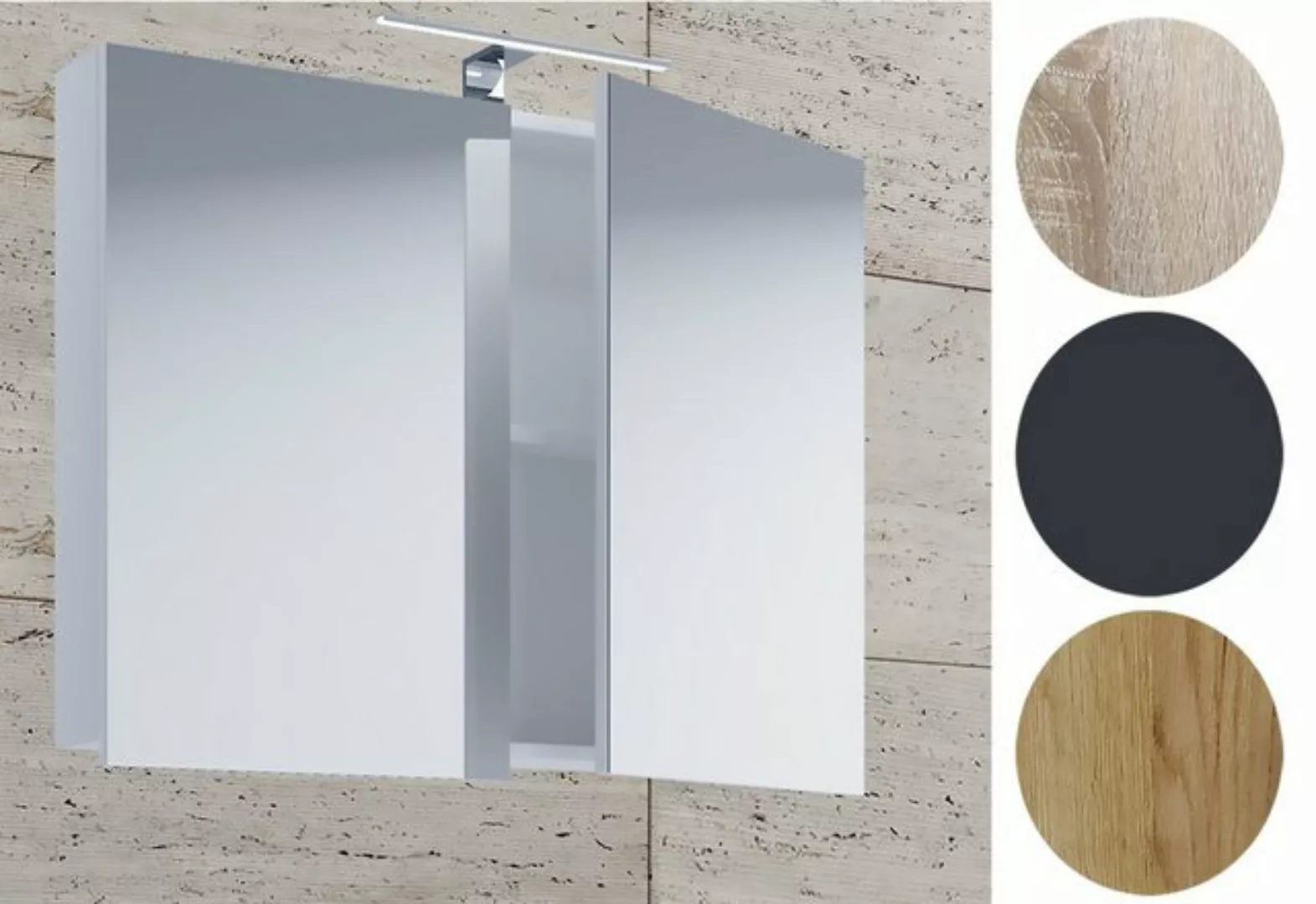 VCM Badspiegel Wandspiegel Hängespiegel Spiegelschrank Badezimmer Badinos 4 günstig online kaufen