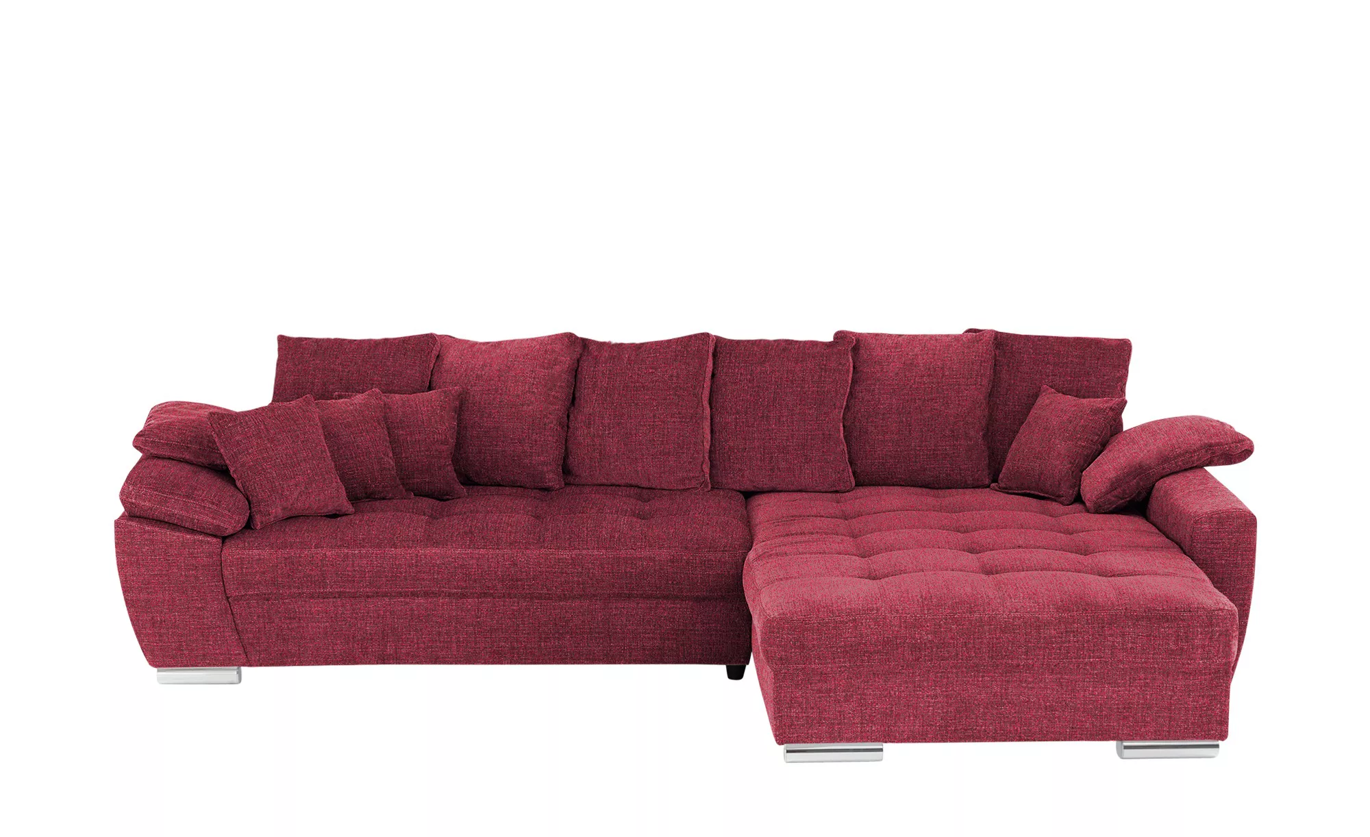 Ecksofa  Farina ¦ rot ¦ Maße (cm): B: 323 H: 92 T: 222 Polstermöbel > Sofas günstig online kaufen