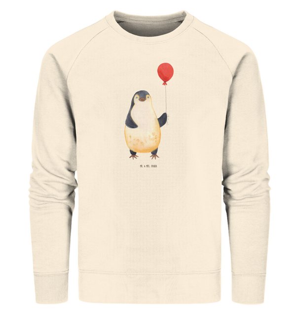 Mr. & Mrs. Panda Longpullover Größe L Pinguin Luftballon - Natural Raw - Ge günstig online kaufen