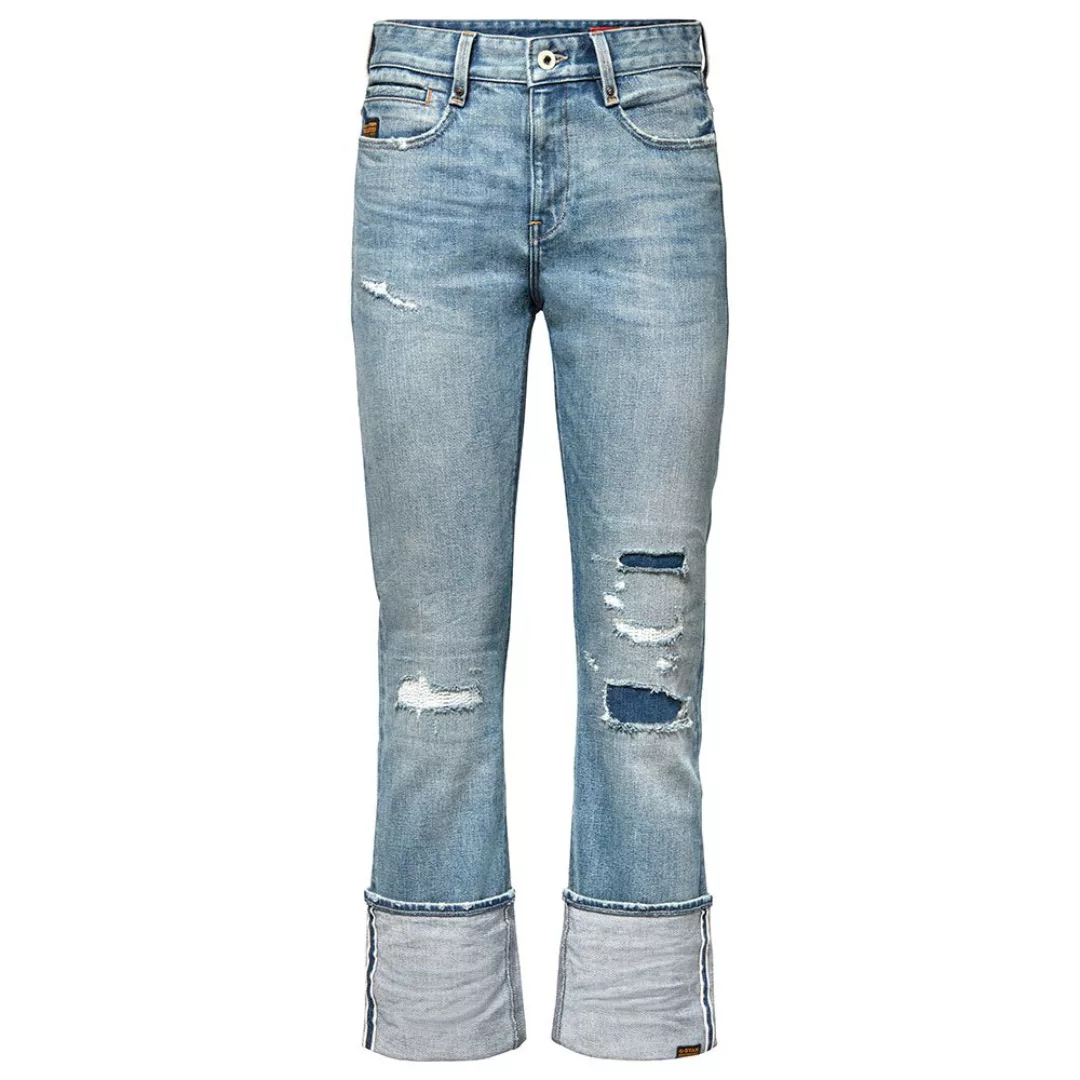 G-star Noxer High Waist Straight Jeans 26 Vintage Ocean Blue Restored günstig online kaufen