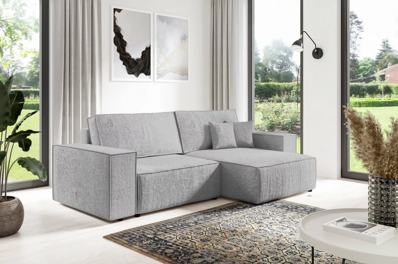 Compleo Ecksofa BOSTON MINI, Schlaffunktion mit Liegefläche 135 x 200 cm, B günstig online kaufen