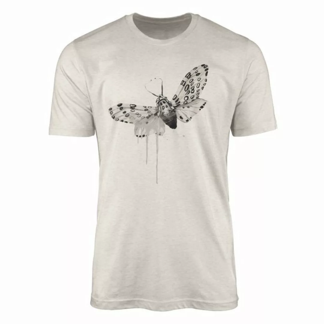 Sinus Art T-Shirt Herren Shirt 100% Bio-Baumwolle T-Shirt Aquarell Motiv Mo günstig online kaufen