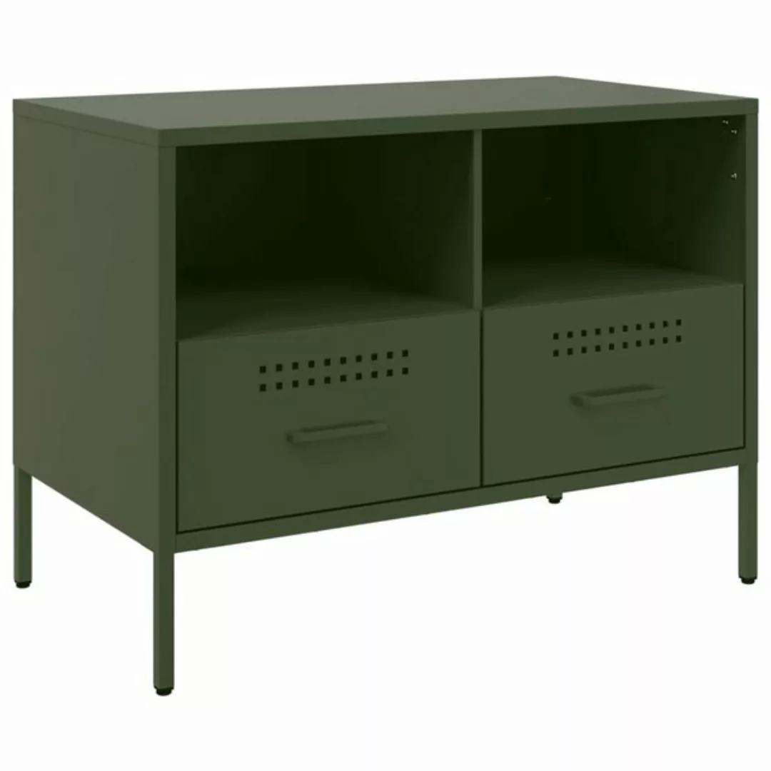 vidaXL TV-Schrank TV-Schrank Olivgrün 68x39x50,5 cm Kaltgewalzter Stahl (1- günstig online kaufen