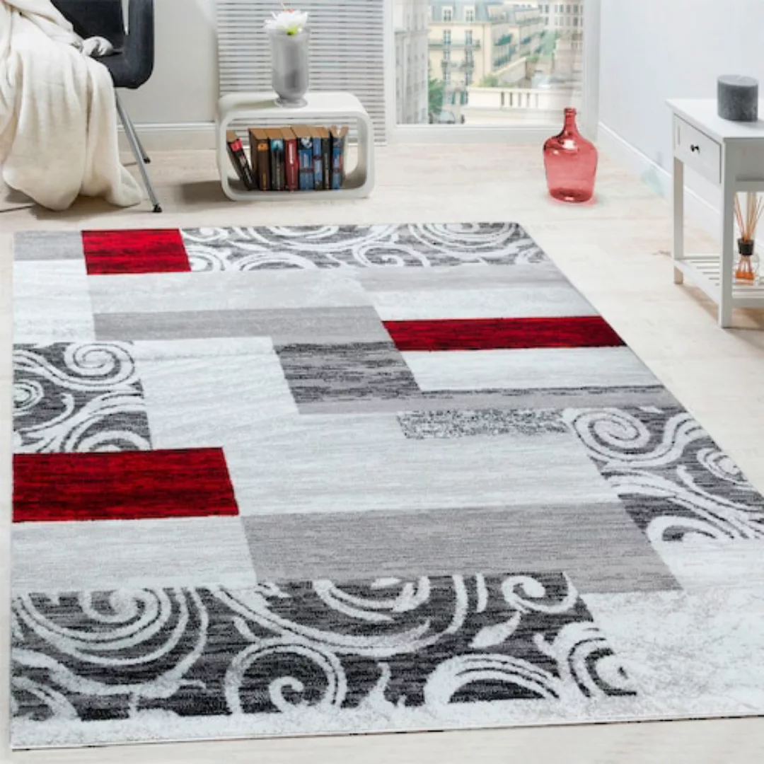 Paco Home Teppich »Sinai 053«, rechteckig, Kurzflor, Patchwork Design, mit günstig online kaufen
