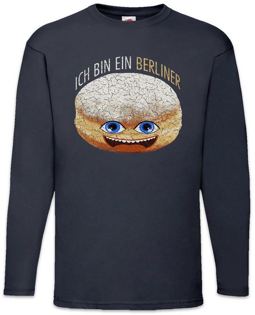 Urban Backwoods Langarmshirt Ich Bin Ein Berliner Langarm T-Shirt JFK Krepp günstig online kaufen